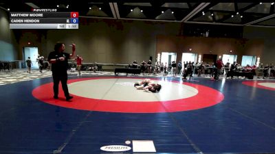 132 lbs Champ. Round 3 - Matthew Moore vs Caden Hendon, AL
