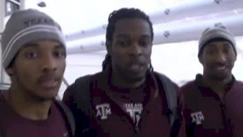 Texas AM 4x4 after 3:04 school record at the 2010 Texas A&M Challenge