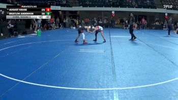 85 lbs Cons. Round 5 - Braylon Anderson, Siouxland Wrestling Academy vs August Kruse, Centennial Youth Wrestling