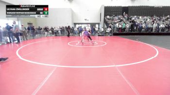 140 lbs Quarterfinal - Lilyana Zwillinger, AMERICAN MMA AND WRESTLING vs Everleigh Whitham-Mandarakas, Immortals