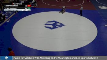 133 lbs Champ. Round 1 - Joseph Custodio, Marymount University vs Ryan Goddard, Wisconsin Eu Claire