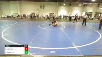 120 lbs Round Of 16 - Anthony Martinez, Oakdale vs Daylan Forshee, Darkhorse