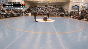 165 lbs 1st Place Match - Justin Ryland, Delaware Military Academy vs Camar Miller, William Penn H.S.
