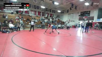 165 lbs 1st Place Match - Lucques Sorenson, Yucaipa vs Gannon Cooper-Erickson, Long Beach Wilson