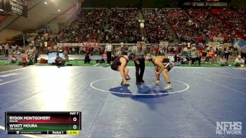 2A 182 lbs Champ. Round 1 - Wyatt Moura, Tri-Valley vs Rydon Montgomery, Malad