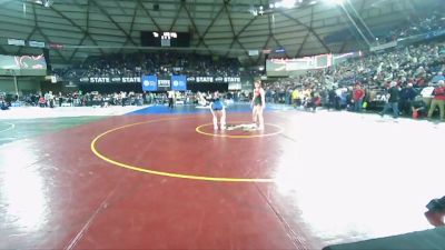 Girls 3A/4A 140 7th Place Match - Alanna Haney, Chiawana (Girls) vs Hailey Schroder, Kamiakin (Girls)