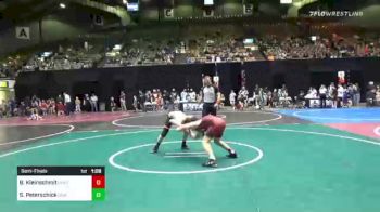 123 lbs Semifinal - Braeden Kleinschmit, League Of Heroes vs Sean Peterschick, Gorilla WC