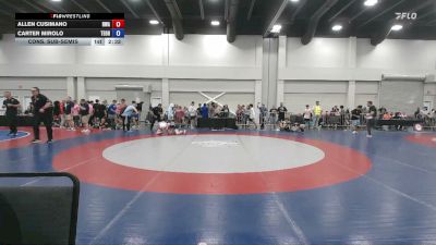 106 lbs Cons. Sub-semis - Allen Cusimano, Roundtree Wrestling Academy vs Carter Mirolo, Team Ohio