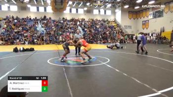 152 lbs Round Of 32 - Andy Martinez, Golden Gate vs Tyler Rodriguez, Ranger Wrestling