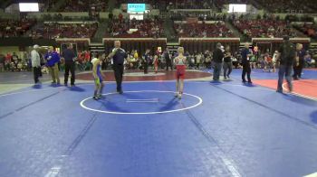 61 lbs Champ. Round 1 - Craig Berens, Shepherd Wrestling Club vs Benson Kalloch, Miles City Wrestling Club