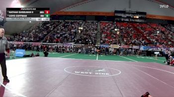 4A 150 lbs 1st Place Match - Nathan Gugelman II, American Falls vs Coye Coffman, Fruitland