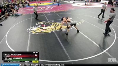 Quarterfinal - William Moninger, Broken Bow vs Wyatt Olberding, Falls City