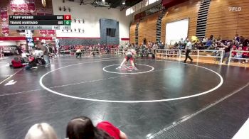 165 lbs Cons. Round 3 - Travis Hurtado, Riverton vs Tuff Weber, Rawlins