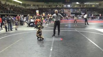 49 lbs Consi Of 16 #2 - Drew Fallis, Olympian Wrestling vs Isaiah Baca, New Mexico Bad Boyz