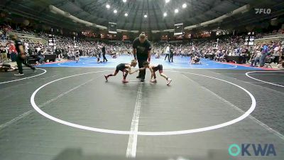 61 lbs Round Of 32 - Jack Cisneros, Skiatook Youth Wrestling 2022-23 vs Baron Brown, R.a.w.