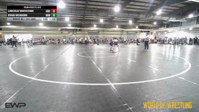 101 lbs Round Of 16 - Lincoln Whitcome, Immortal Athletics WC vs Evan Mcmann, Smittys Barn
