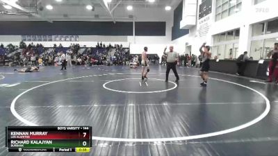 144 lbs Cons. Round 4 - Richard Kalajyan, Burbank vs Kennan Murray, Los Alamitos