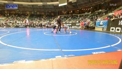 75 lbs Consi Of 4 - Colter Hale, Powerhouse Comanche OK vs Hudson Heigel, Florida Scorpions