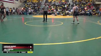 190 lbs Quarterfinal - Joe Porter, BARBERTON vs Jamaar Barsic, CANTON MCKINLEY