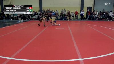 80 lbs Champ. Round 2 - Cooper Helgeson, Lake Mills Youth Wrestling vs Bryce Reiter, Pursuit Wrestling Minnesota