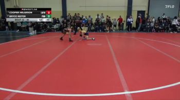 80 lbs Champ. Round 2 - Cooper Helgeson, Lake Mills Youth Wrestling vs Bryce Reiter, Pursuit Wrestling Minnesota