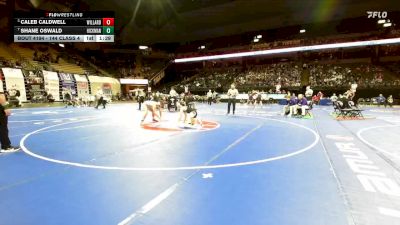 144 Class 4 lbs Quarterfinal - Caleb Caldwell, Willard vs Shane Oswald, Hickman