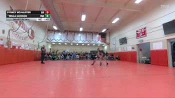105 lbs Quarterfinal - Sydney McAllister, Durango vs Bella Jackson, Pagosa Springs