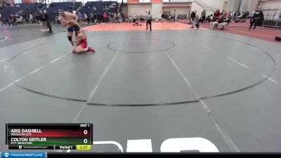 184 lbs Cons. Semi - Colton Geitler, Pitt-Bradford vs Aris Dashiell, Wesleyan (CT)