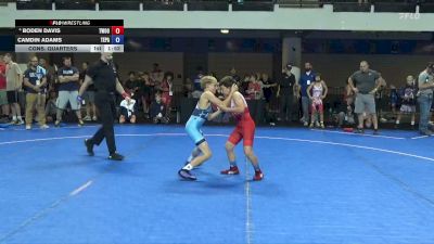 74 lbs Cons. Quarters - Boden Davis, Threestyle Wrestling Of Oklahoma vs Camdin Adams, Team PA
