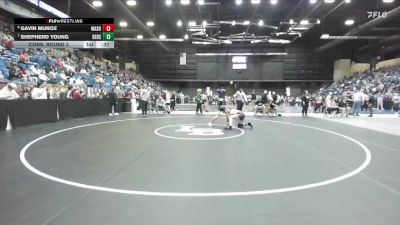 113 lbs Cons. Round 2 - Shepherd Young, DeSoto HS vs Gavin Munoz, Maize South