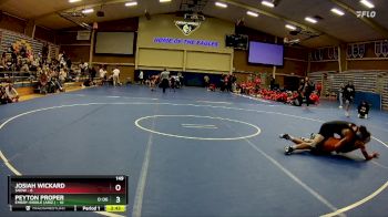 149 lbs Peyton Proper, Embry-Riddle (Ariz.) vs Josiah Wickard, Snow