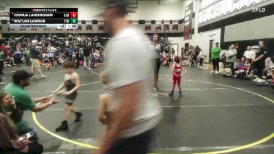 55 lbs Quarterfinal - Joshua Landingham, Knights Youth Wrestling vs Waylon Lawson, Eastside Youth Wrestling