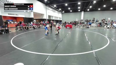 132 lbs Brody Jensen, Team Nebraska vs Joey Enzminger, Team North Dakota