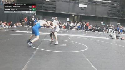 184 lbs Champ. Round 2 - Blake Mingle, York (Neb.) vs Jackson Perkins, Benedictine College