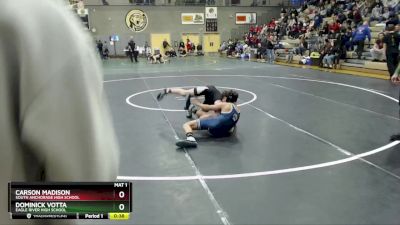 119 lbs 3rd Place Match - Carson Madison, South Anchorage High School vs Dominick Votta, Eagle River High School