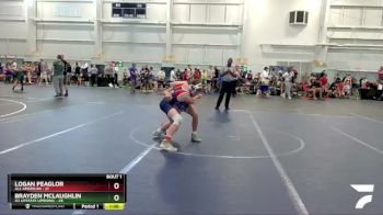 115 lbs Round 1 (6 Team) - Brayden Mclaughlin, U2 Upstate Uprising vs Logan Peaglor, All American