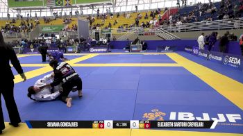 Elizabeth Sartori Crevelari vs Silvana Goncalves 2025 Brasileiro Jiu-Jitsu IBJJF