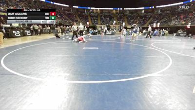 120 lbs Round Of 32 - Liam Williams, State College vs Torin Schmidt, Frankin