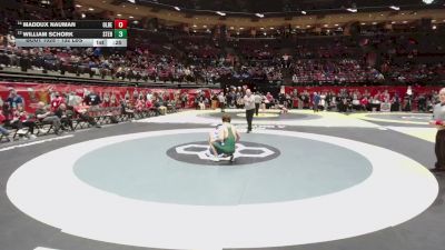 132 lbs Cons. Quarters - Maddux Nauman, Olen. Berlin vs William Schork, St. Edward