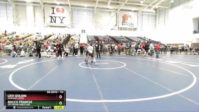 113 lbs Quarterfinal - Rocco Franchi, 5th Round Wrestling vs Levi Goldin, Club Not Listed