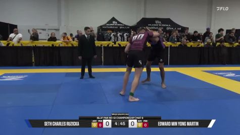 Edward Min Yong Martin vs Seth Charles Ruzicka 2026 Pan IBJJF Jiu-Jitsu No-Gi Championship