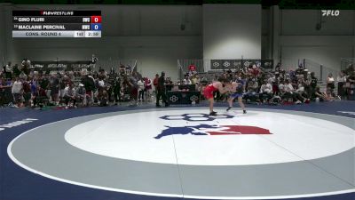 79 lbs Cons. Round 4 - Gino Fluri, Blairstown Wrestling Club vs Maclaine Percival, Mustang Wrestling Club