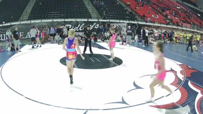 135 lbs Ireland Corbin, Montana Banditry HS Girls vs Hannah Miller, Oklahoma 2 HS Girls