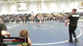 44 lbs Quarterfinal - James Loomis, Mexico Wrestling vs Cameron Glasser, Colonie Wrestling