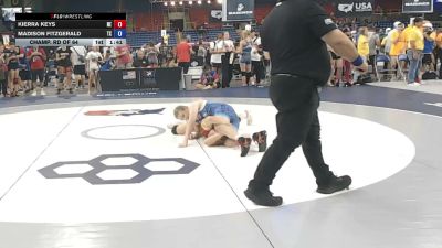 135 lbs Champ. Rd Of 64 - Kierra Keys, Nebraska vs Madison Fitzgerald, Texas