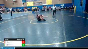 190lbs Cons. Round 7 - Jasmine Davis, Spanaway Lake (Girls) vs Ahmiya Brox, Union (Girls)