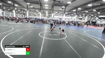 62 lbs Quarterfinal - Evan Thiele, Cvbjj vs Rokzen Mundt, Thorobred WC
