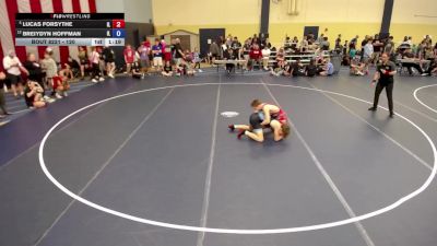 120 lbs Champ. Round 3 - Lucas Forsythe, IL vs Breiydyn Hoffman, IL