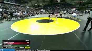 Girls 130 lbs 1st Place Match - Shelby Moore, White River (Girls) vs Juju Kilroy, Marysville Pilchuck (Girls)