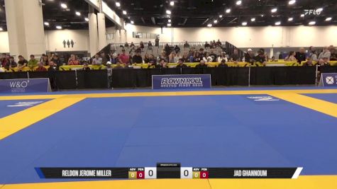 Jad Ghannoum vs Reldon Jerome Miller 2025 World IBJJF Jiu-Jitsu No-Gi Championship